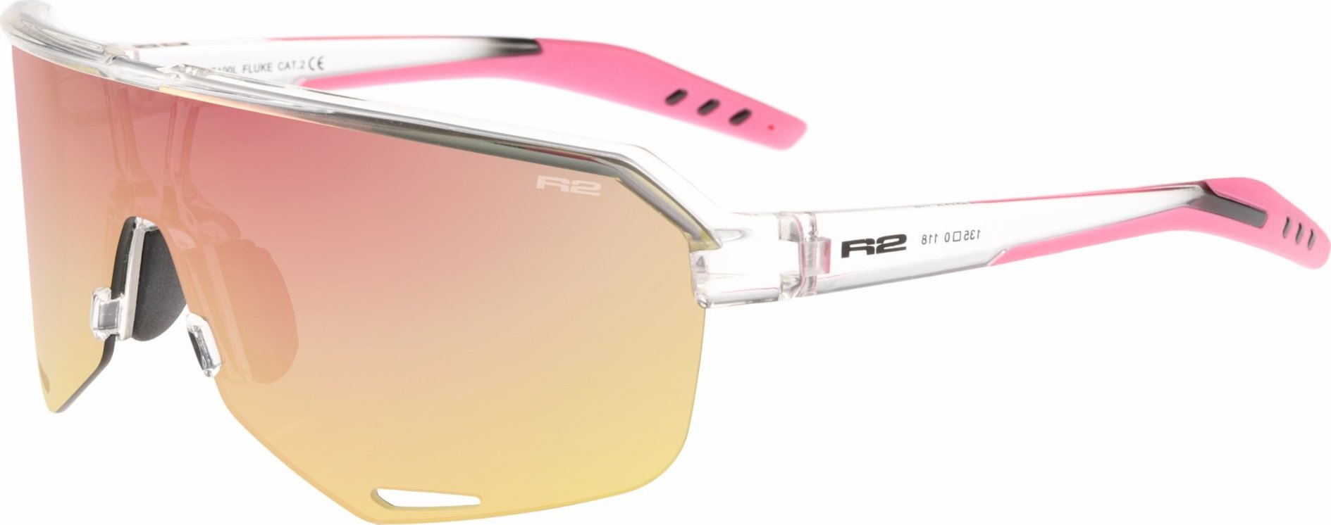 Sportovní sluneční brýle R2 Fluke růžové