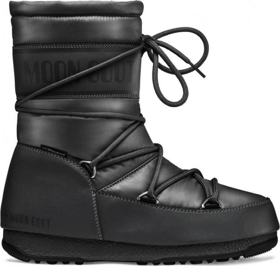 Dámské boty MOON BOOT Mid nylon černé Velikost: EU 35