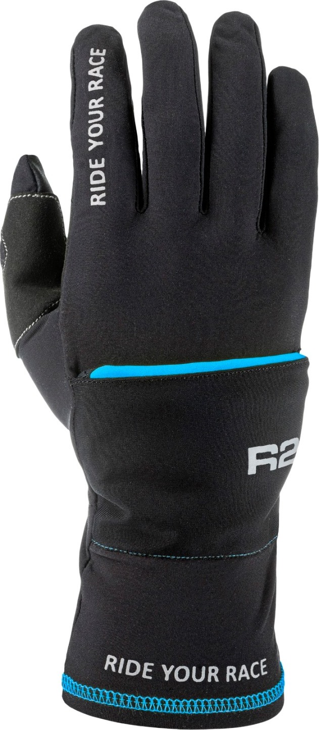 Zateplené rukavice R2 Cover černá Velikost: M