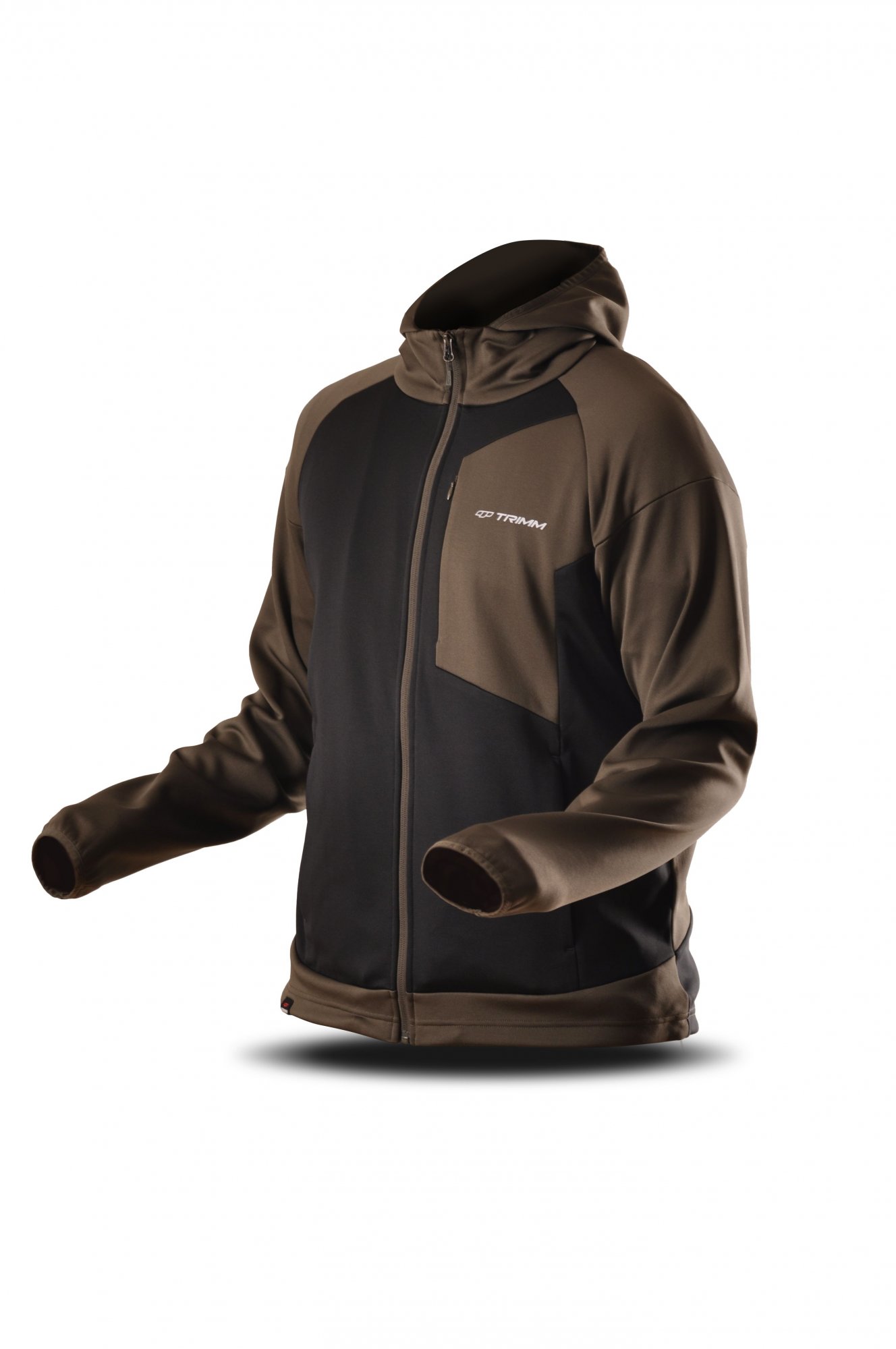 Pánská mikina TRIMM BART khaki/ black Barva: khaki/ black, Velikost: M