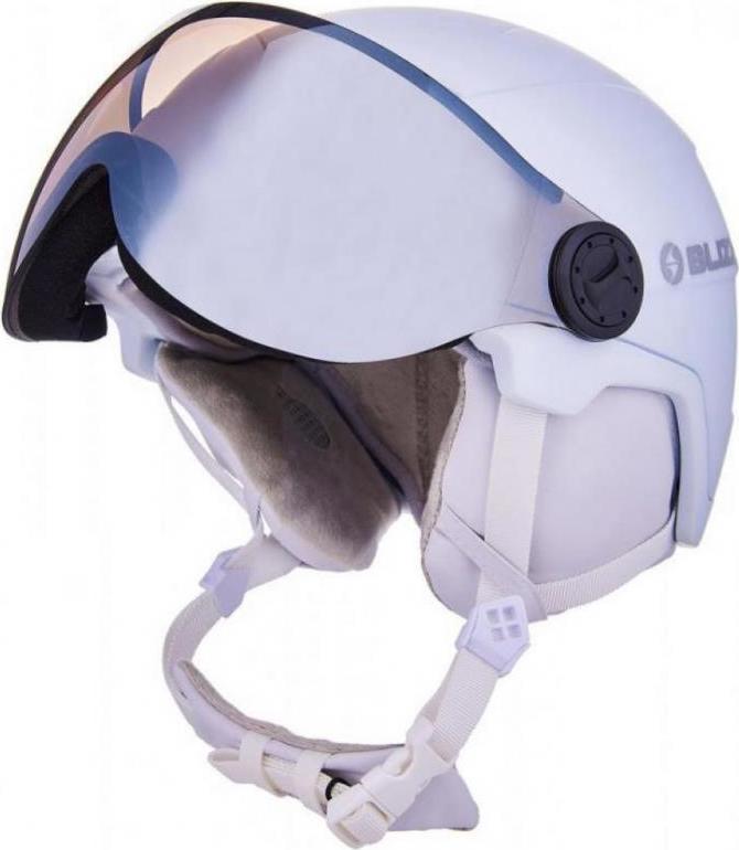 Lyžařská helma BLIZZARD W2W Double Visor matná bílá Velikost: 56-59