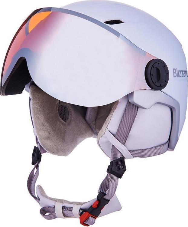 Lyžařská helma BLIZZARD W2W Double Visor matná bílá Velikost: 56/59 cm
