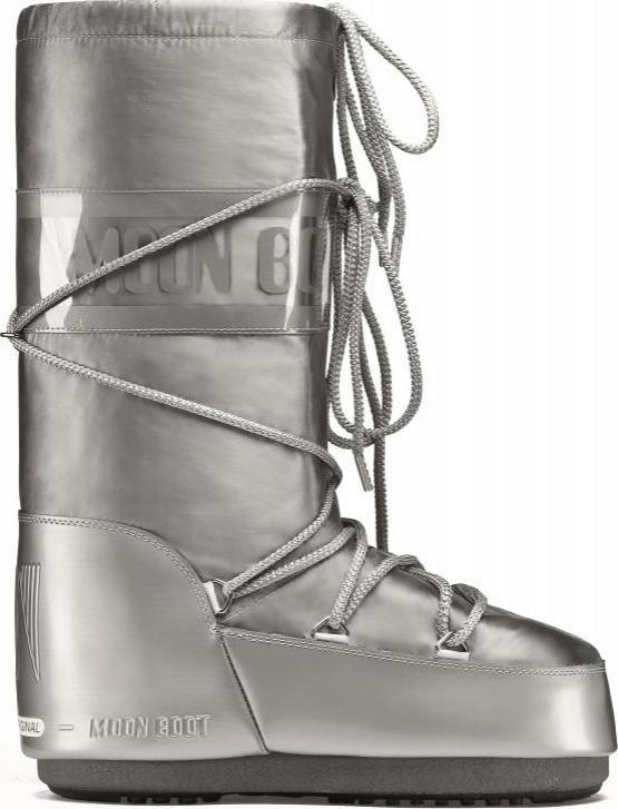 Dámské boty MOON BOOT Icon glance stříbrné Velikost: EU 42/44