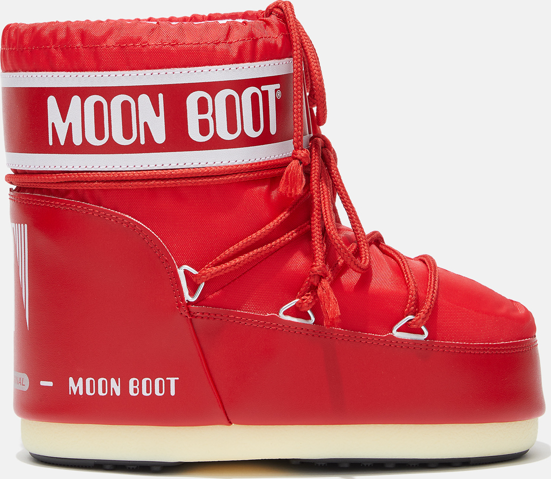 Dámské boty MOON BOOT Icon low nylon červené Velikost: EU 42/44