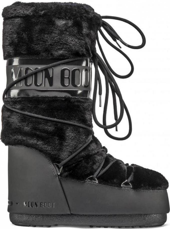 Dámské boty MOON BOOT Icon faux fur černé Velikost: EU 35/38