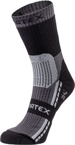 Trekingové ponožky KLIMATEX Fink šedá Velikost: 35-38