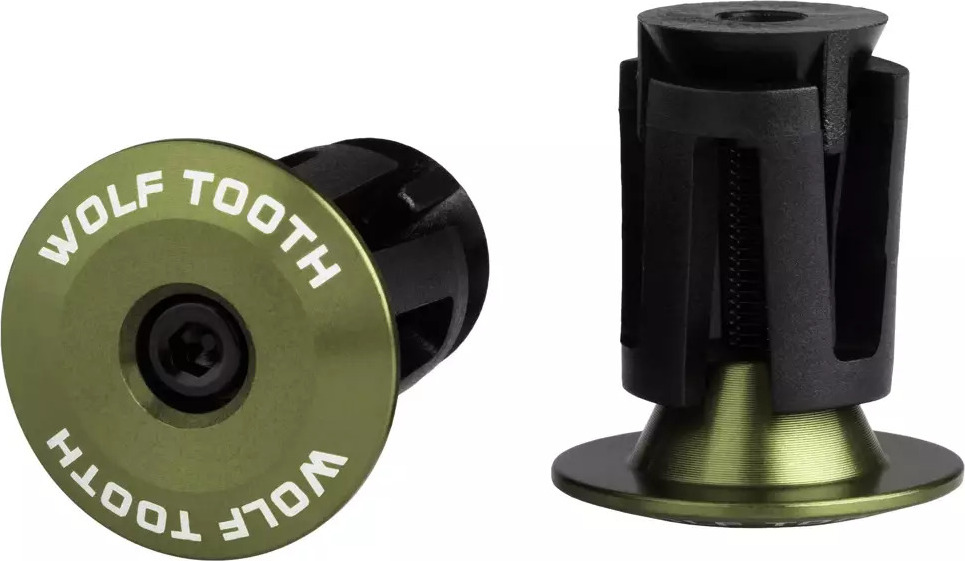 WOLF TOOTH koncovky BARPLUG aluminium/olive