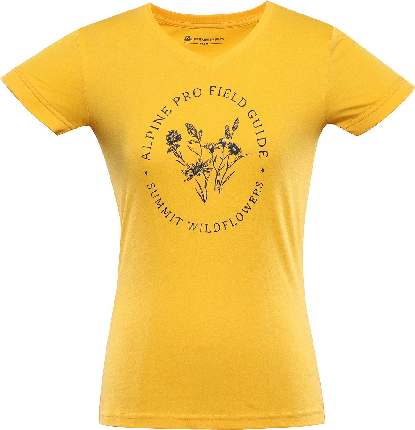 Dámské funkční triko ALPINE PRO Nega žluté Velikost: L
