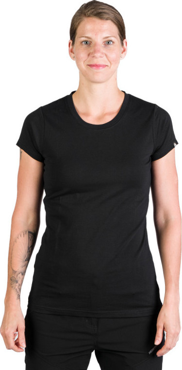 Dámské bavlněné triko NORTHFINDER Sheila černé Velikost: XL