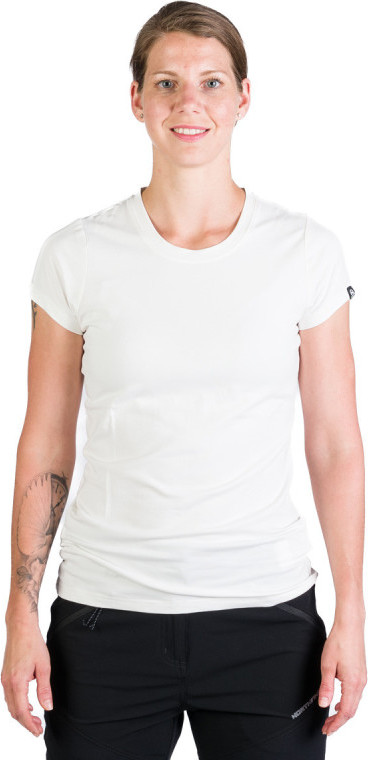 Dámské bavlněné triko NORTHFINDER Sheila bílé Velikost: S