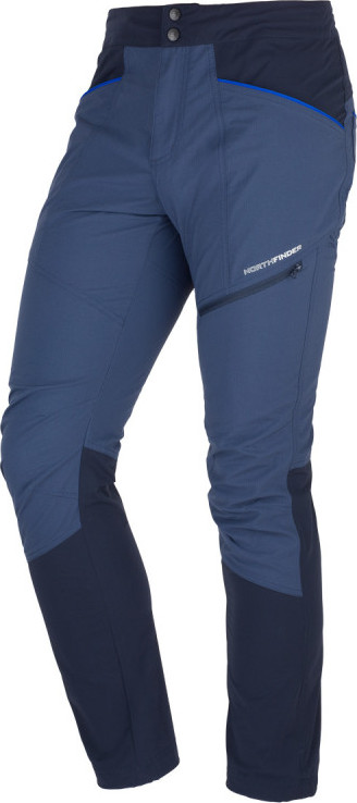 Pánské turistické kalhoty NORTHFINDER Sean modré Velikost: XL