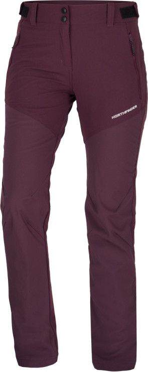 Dámské softshellové kalhoty NORTHFINDER Myrna fialové Velikost: XL