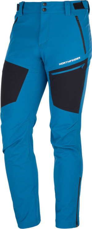 Pánské softshellové kalhoty NORTHFINDER Rickie modré Velikost: L
