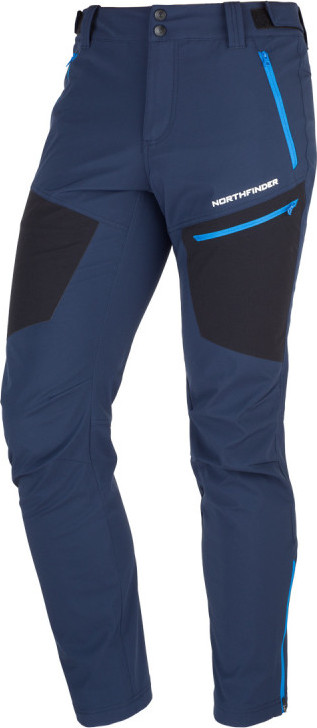 Pánské softshellové kalhoty NORTHFINDER Rickie modré Velikost: XL