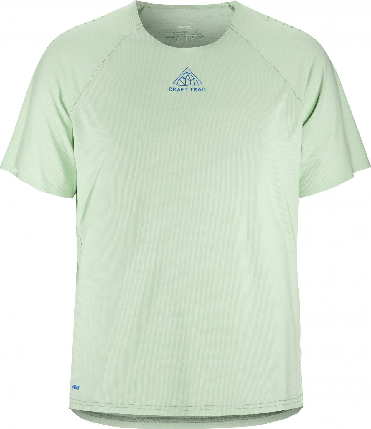 Pánské lehké běžecké triko CRAFT PRO Trail SS - zelená Velikost: XL