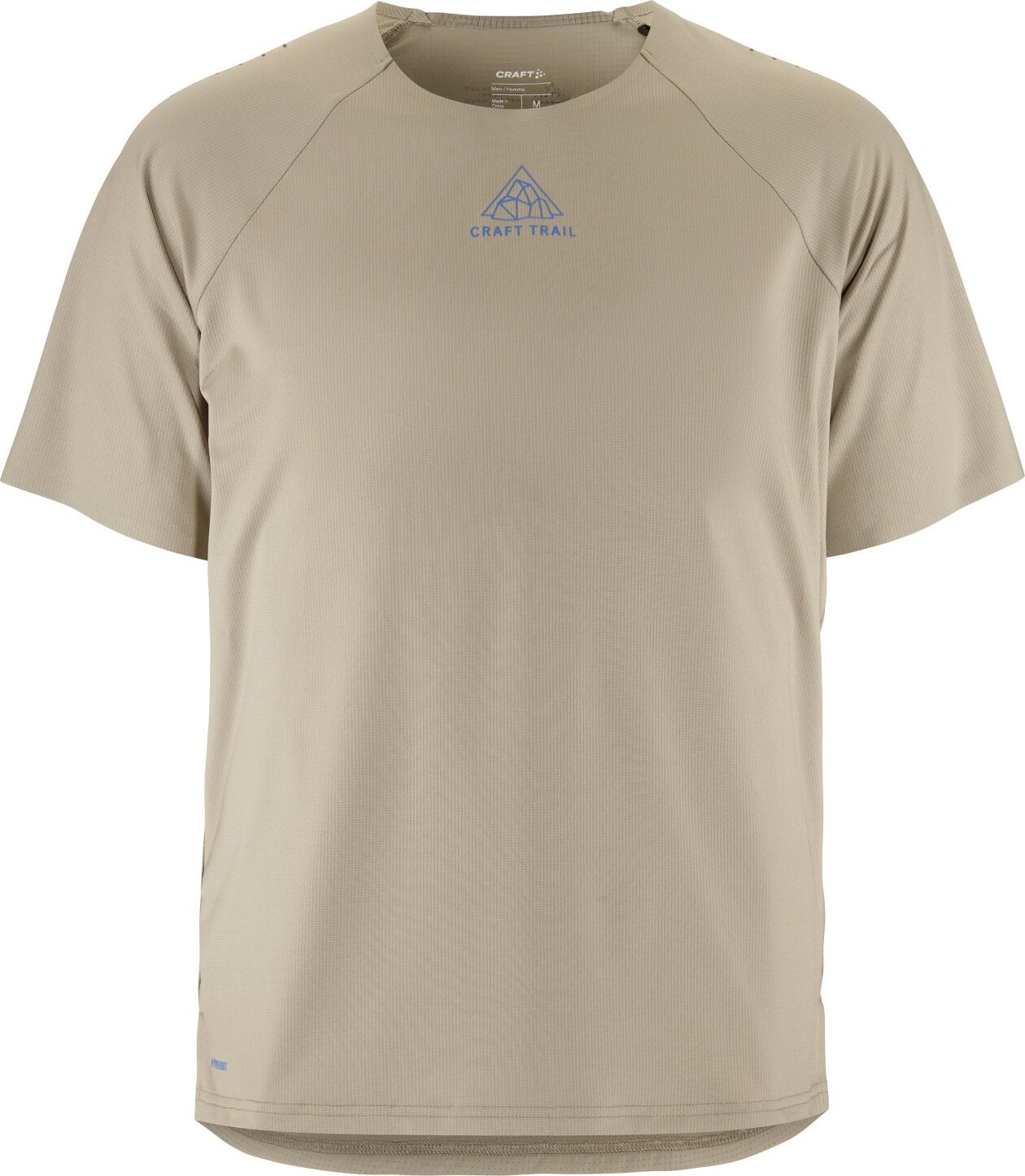 Pánské lehké běžecké triko CRAFT PRO Trail SS - hnědá Velikost: XL