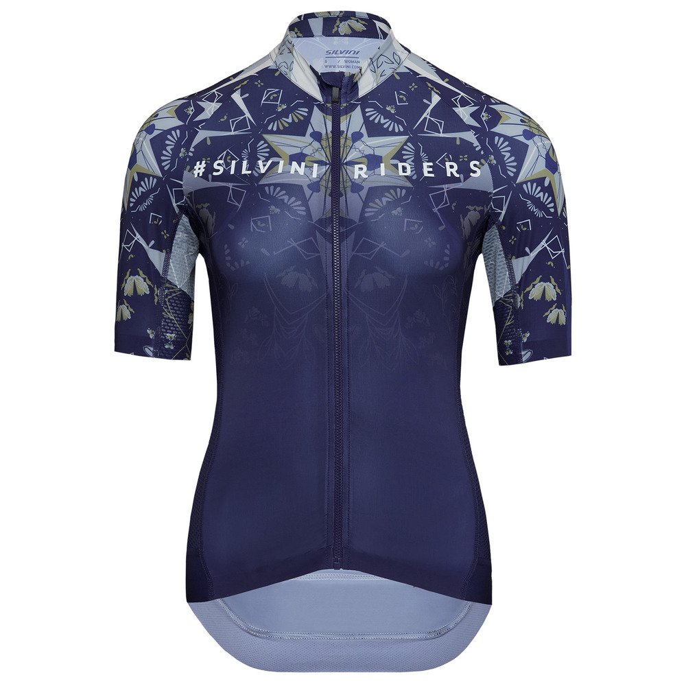 Dámský cyklo dres SILVINI Mottolina modrá Velikost: XXL