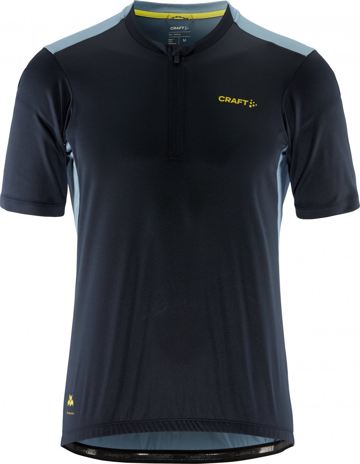 Pánský cyklodres CRAFT CORE Offroad SS - modrá Velikost: M