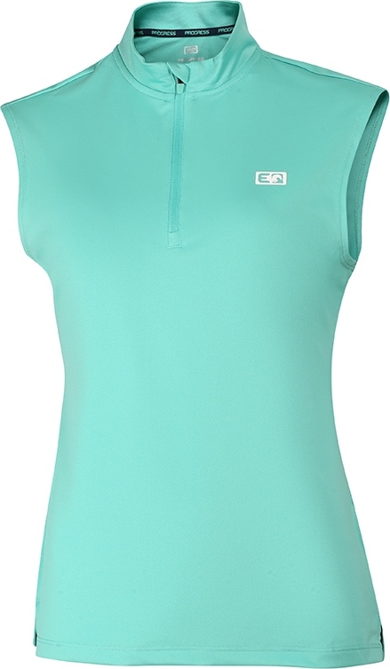 Dámská jezdecká polokošile PROGRESS bez rukávů Luka Lady modrá Velikost: L