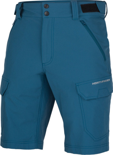 Pánské strečové šortky NORTHFINDER Rusty modré Velikost: XL