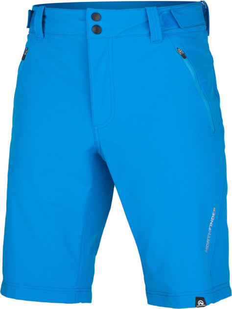 Pánské strečové šortky NORTHFINDER Curt modré Velikost: XL