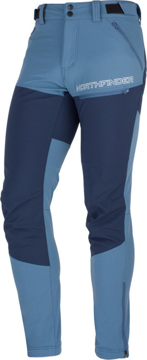 Pánské softshellové kalhoty NORTHFINDER Rod modré Velikost: 2XL