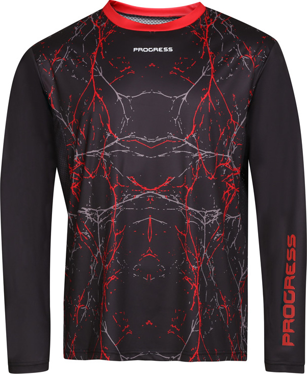 Pánský cyklistický dres PROGRESS Armagedon černý Velikost: XXXL