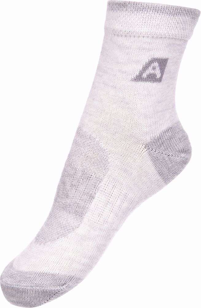 Dětské ponožky ALPINE PRO 3 páry 3rapid 2 bílá Velikost: M