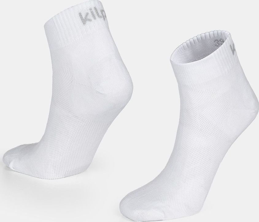 Unisex sportovní ponožky KILPI Minimis bílé / 2 páry Velikost: 43