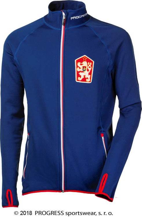 Pánská sportovní ČSSR retro mikina PROGRESS Timur tm.modrá Velikost: M
