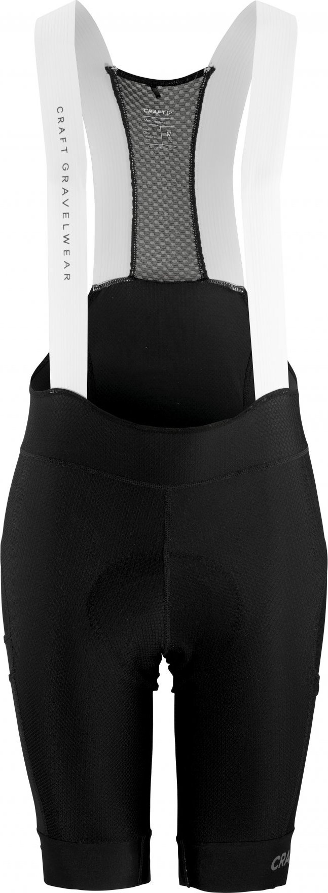 Pánské cyklokalhoty CRAFT PRO Gravel Bib - černá Velikost: XL