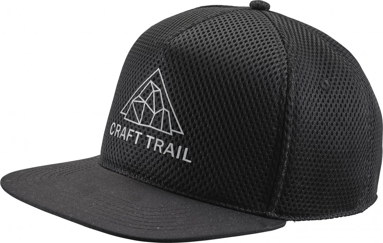 Běžecká kšiltovka CRAFT PRO 3D Mesh Trucker - černá Velikost: UNI