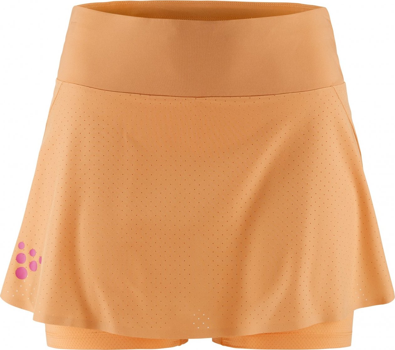 Dámská běžecká sukně CRAFT PRO Hypervent 2 - oranžová Velikost: XL