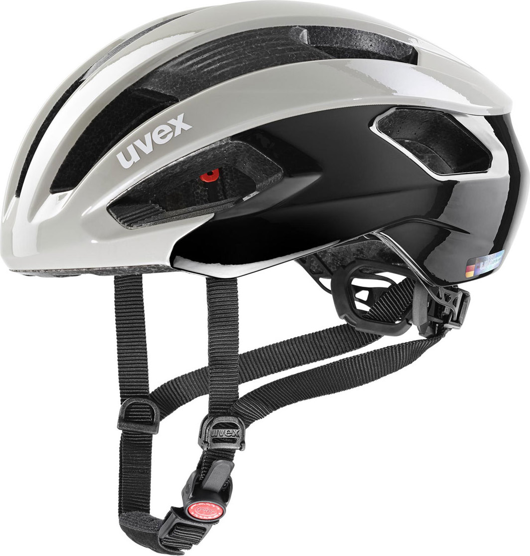 Cyklistická helma UVEX Rise béžovočerná Velikost: 52-56