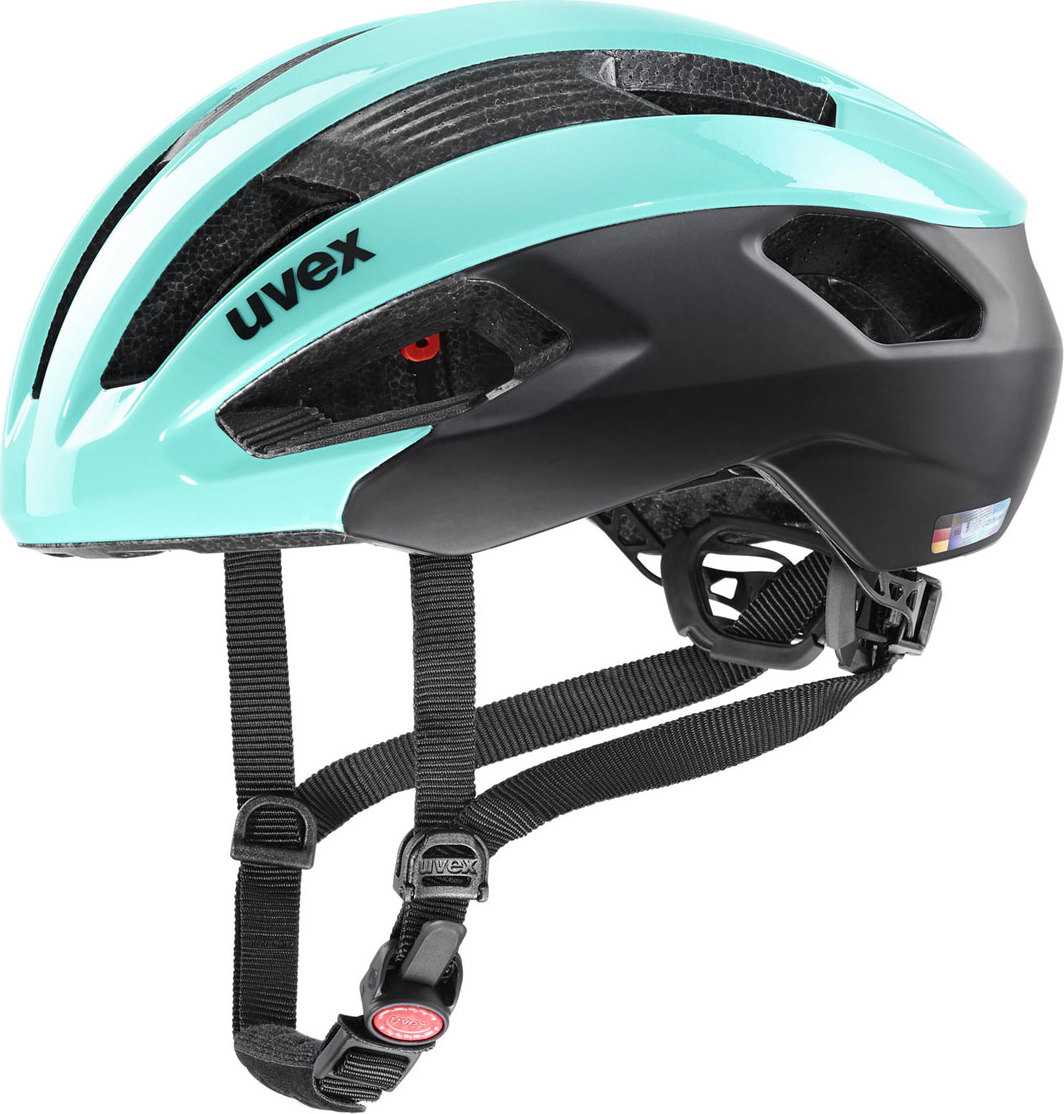 Cyklistická helma UVEX Rise CC modrá Velikost: 52-56