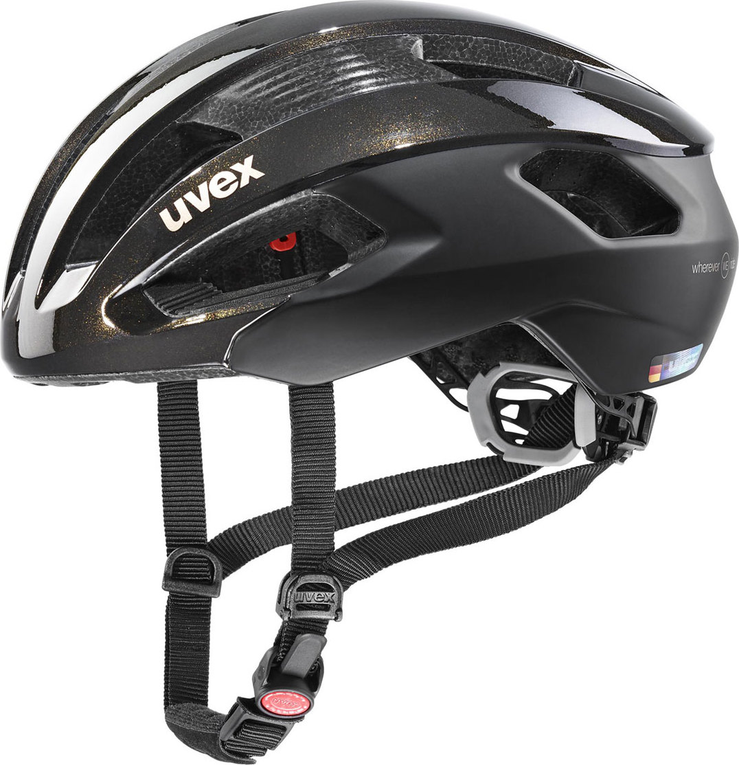 Cyklistická helma UVEX Rise CC černá Velikost: 52-56