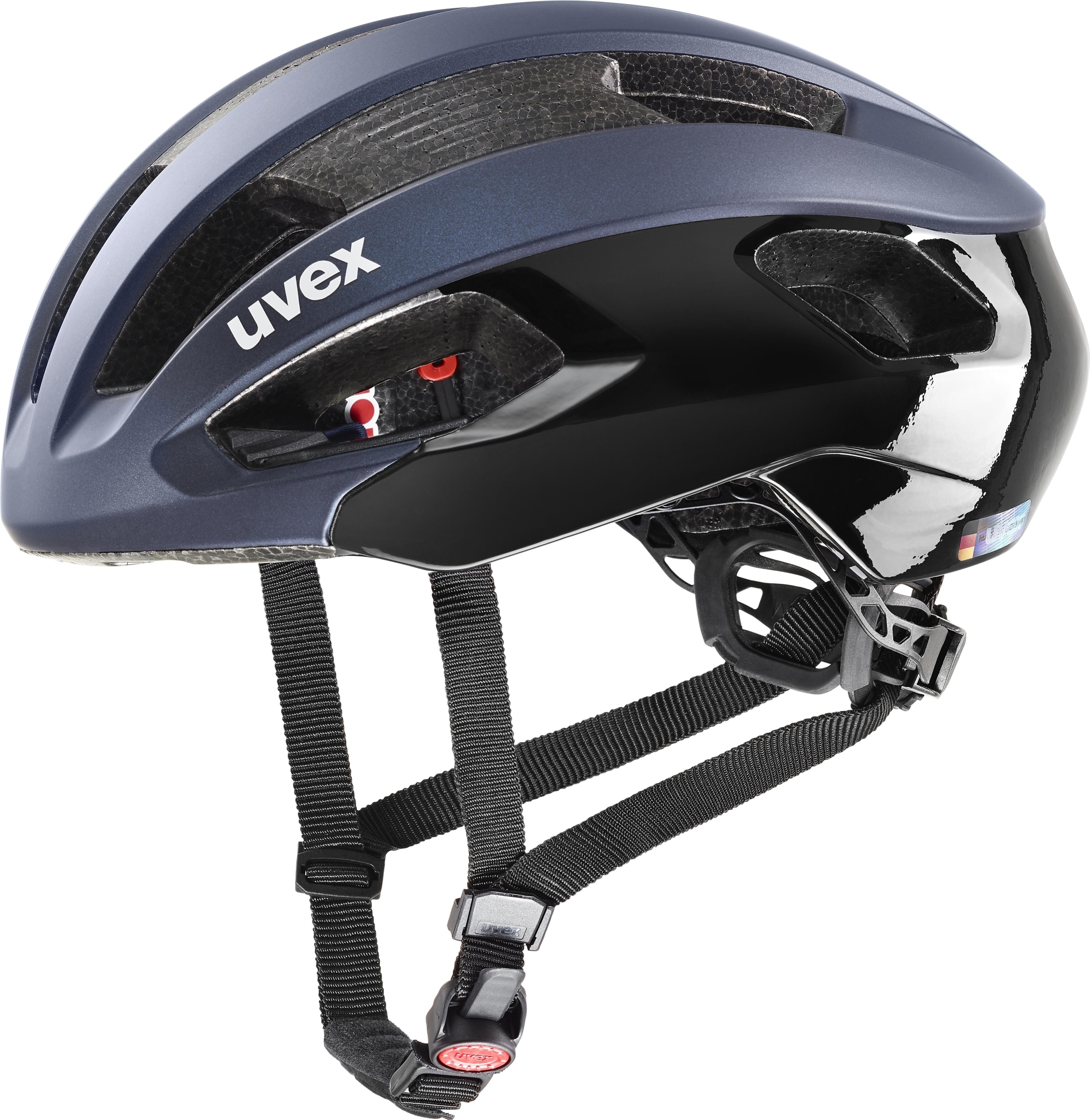 Cyklistická helma UVEX Rise CC černá Velikost: 56-59