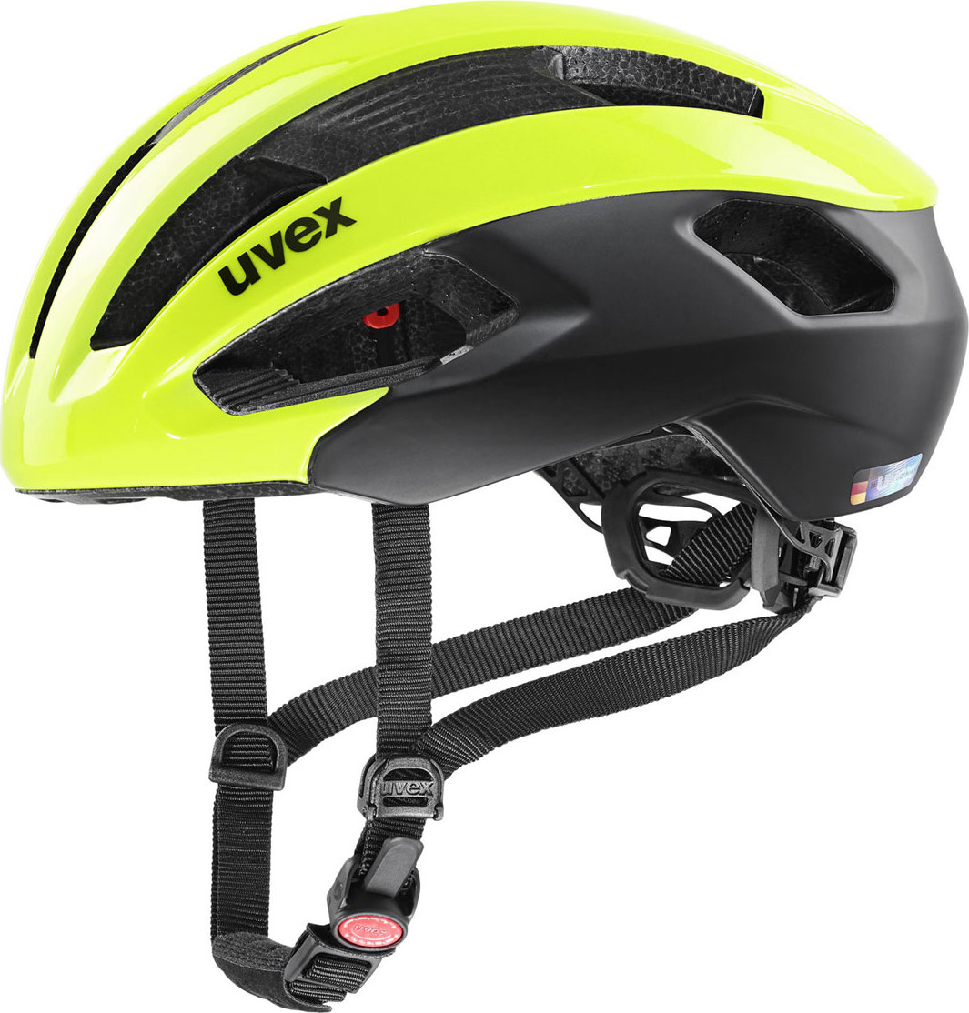 Cyklistická helma UVEX Rise CC žlutočerná Velikost: 52-56