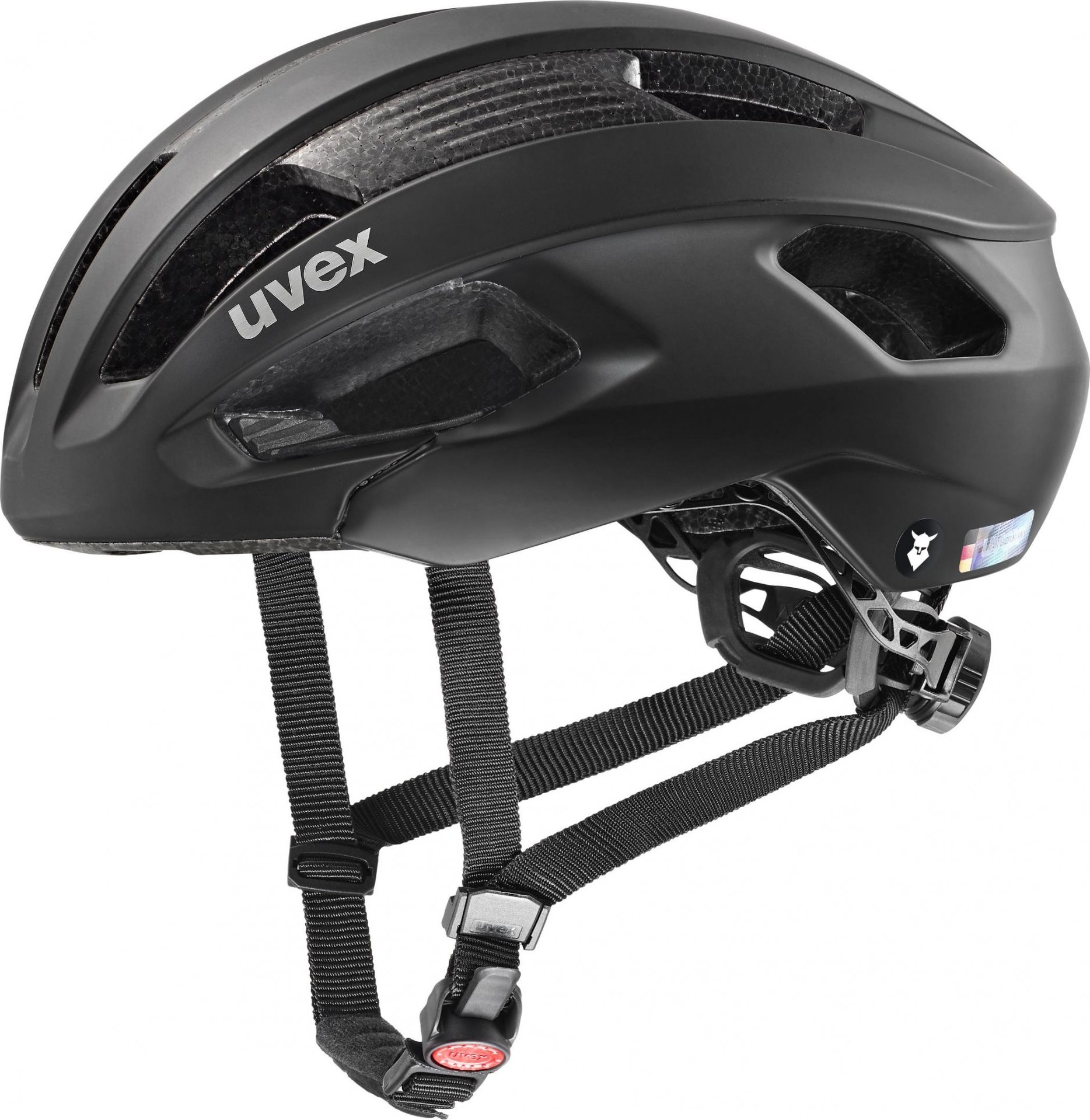 Cyklistická helma UVEX Rise CC Tocsen černá Velikost: 52-56