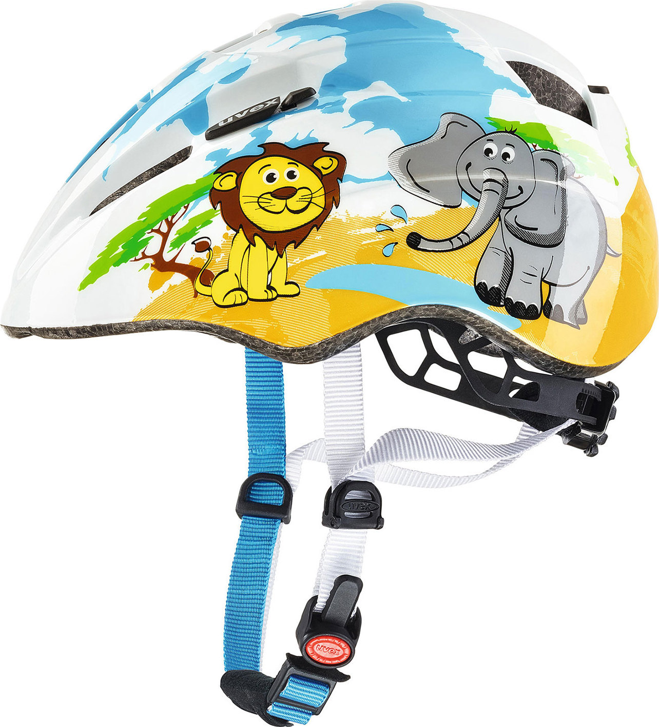 Dětská cyklistická helma UVEX Kid 2 Poušť modrá