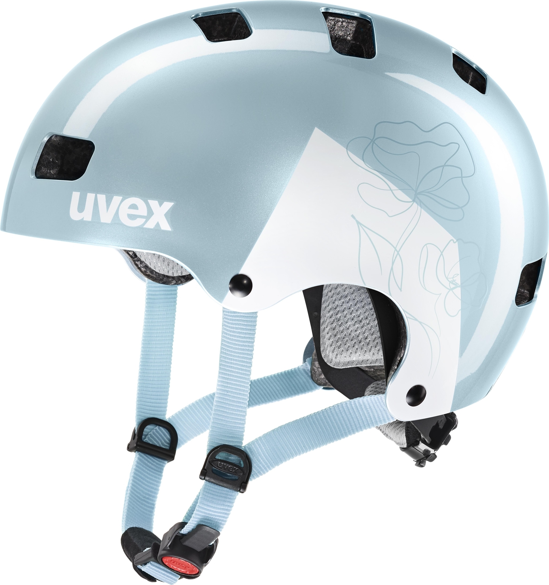 Dětská cyklistická helma UVEX Kid 3 šedá Velikost: 51-55