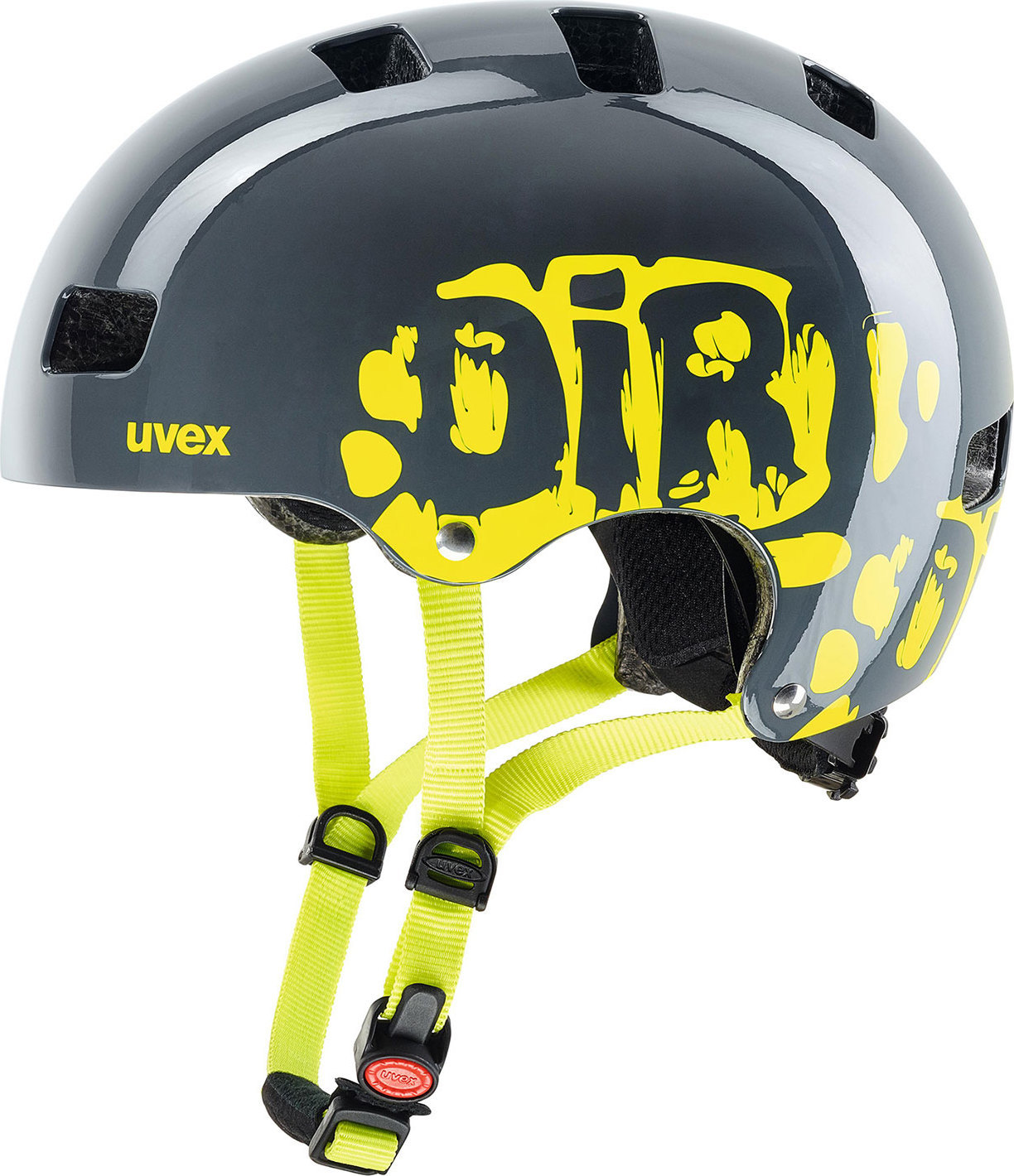 Dětská cyklistická helma UVEX Kid 3 Dirtbike černá Velikost: 55-58