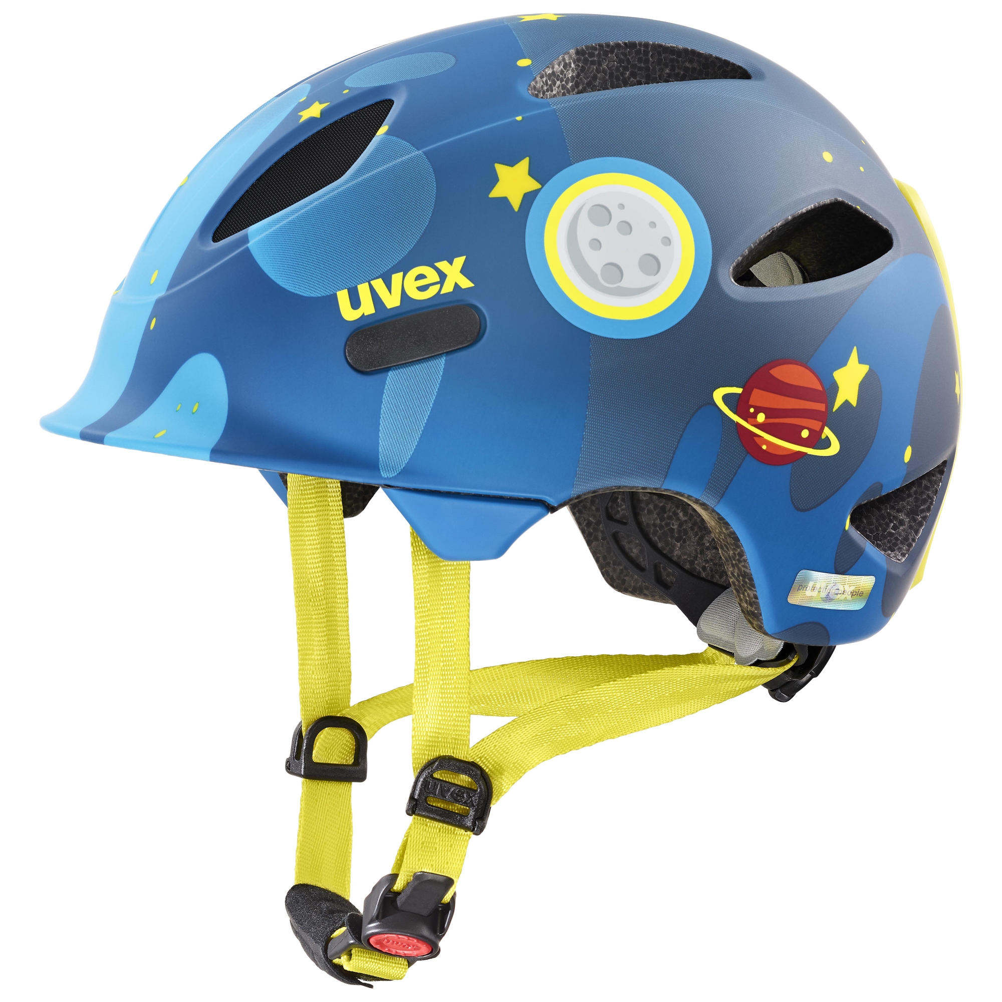 Dětská cyklistická helma UVEX Oyo Style Vesmír modrá Velikost: 50-54
