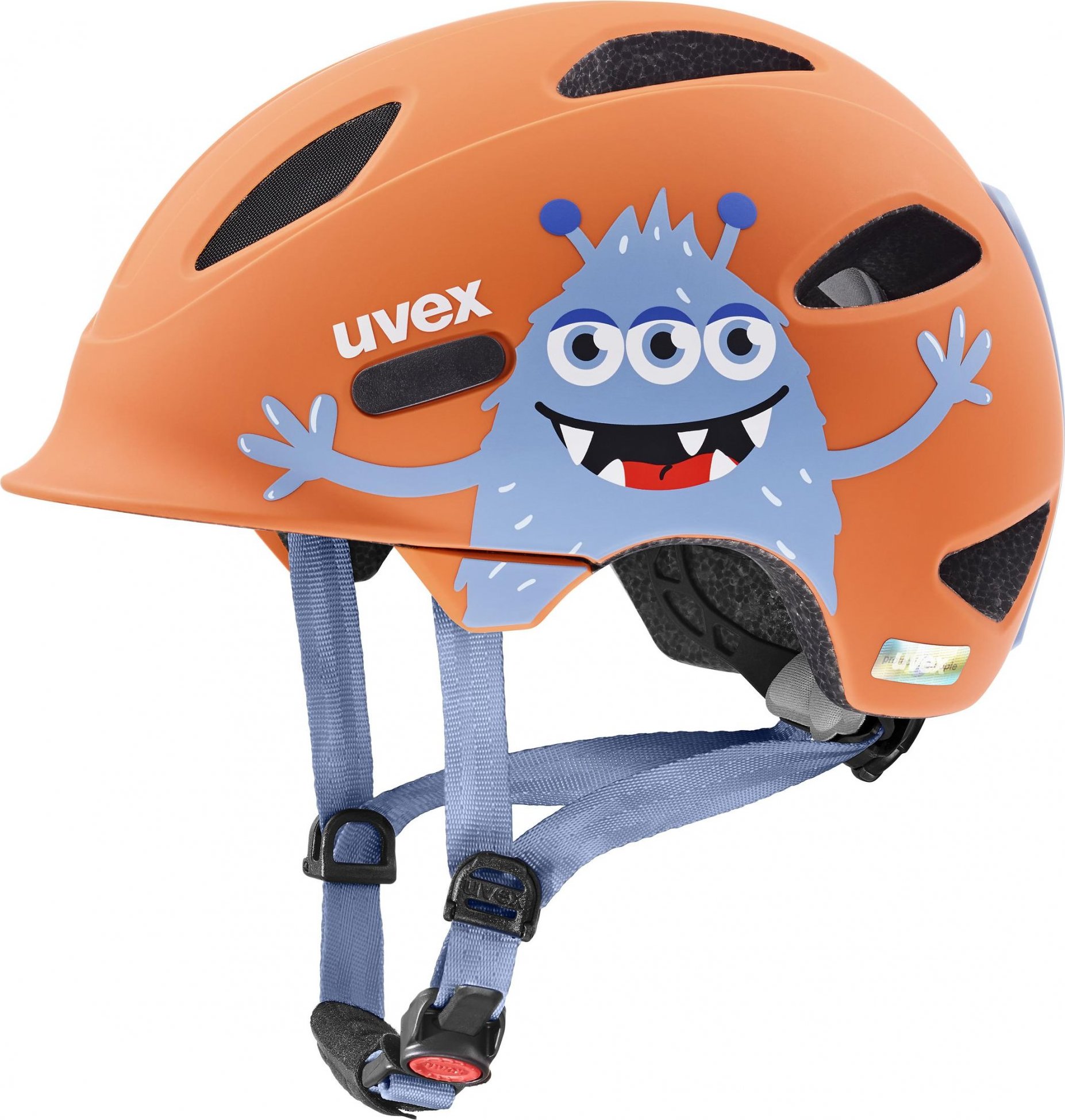 Dětská cyklistická helma UVEX Oyo Style Monster oranžová Velikost: 46-50