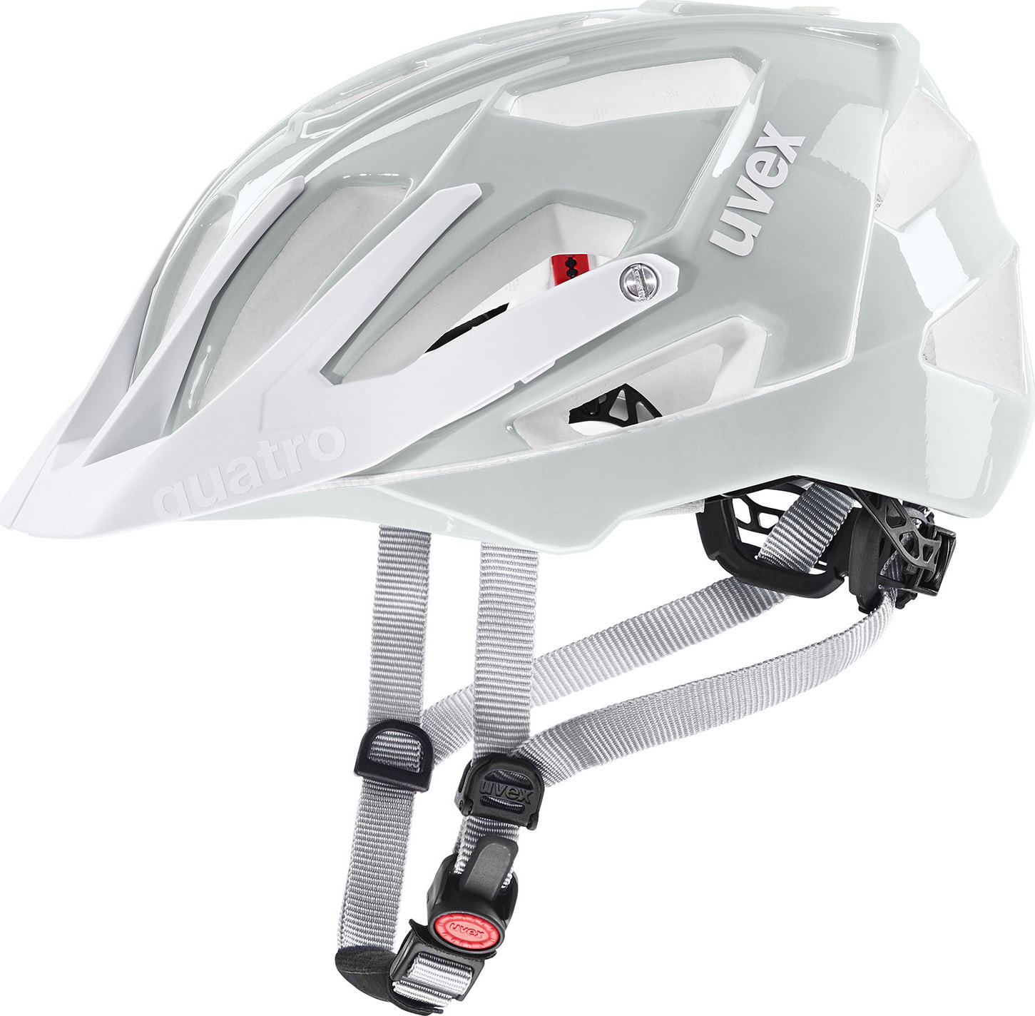 MTB helma UVEX Quatro bílá Velikost: 52-57