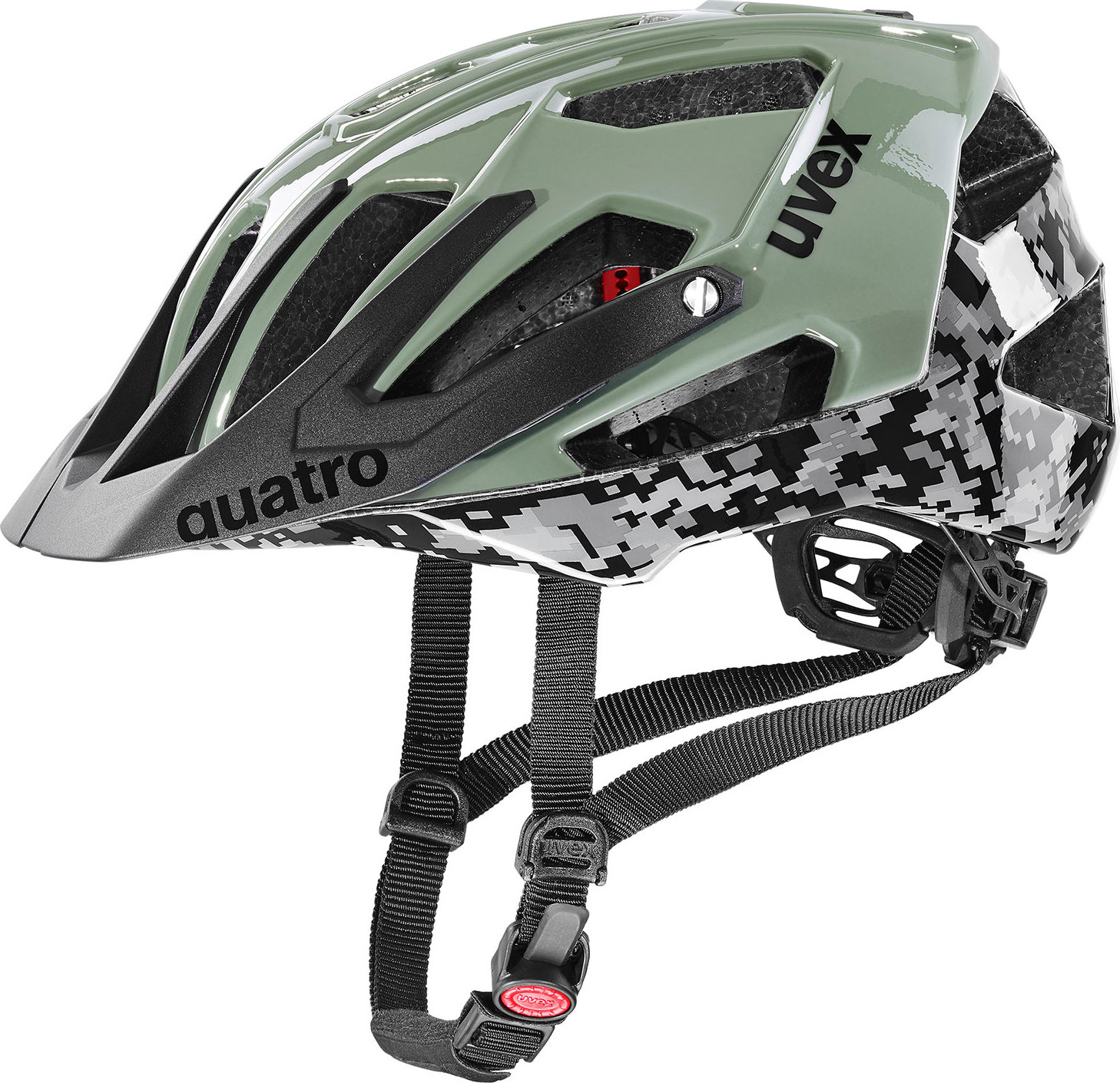 MTB helma UVEX Quatro zelená Velikost: 52-57