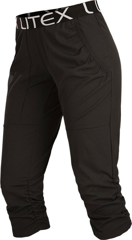 Dámské 3/4 kalhoty LITEX černé Velikost: S, Barva: černá