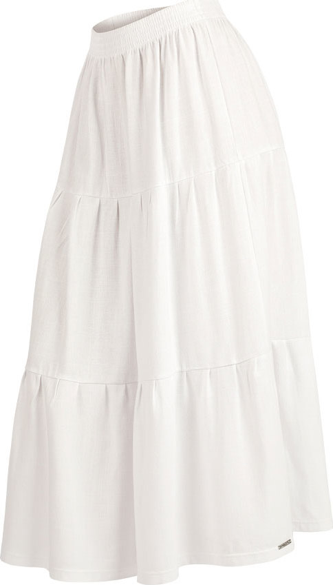 Dámská sukně LITEX dlouhá bílá Velikost: XL, Barva: Bílá