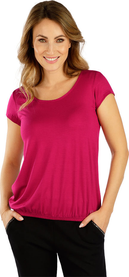 Dámské triko LITEX s krátkým rukávem růžové Velikost: S, Barva: 325
