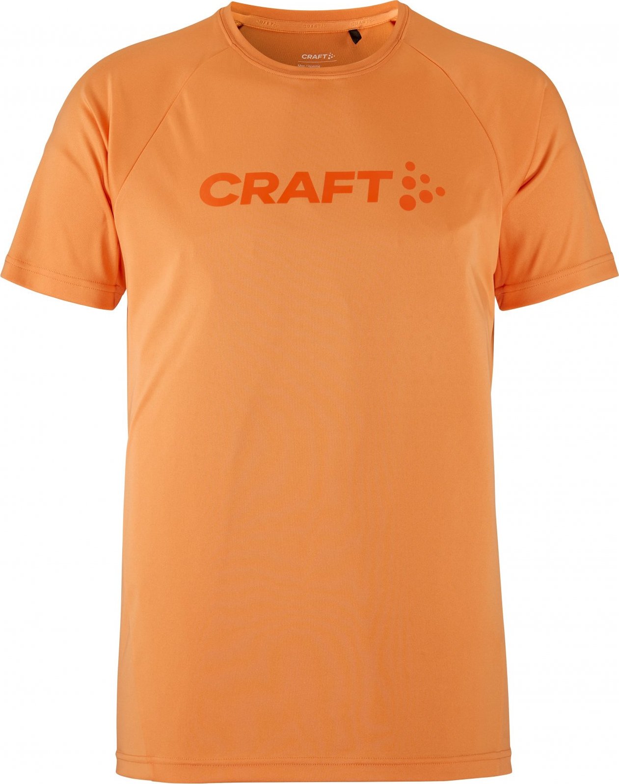 Pánské funkční triko CRAFT CORE Essence Logo - oranžová Velikost: XXL
